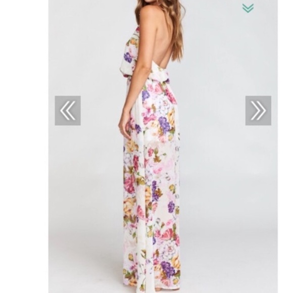Show Me Your Mumu Heather Halter Dress ~ in Best Friend Floral - Picture 2 of 14